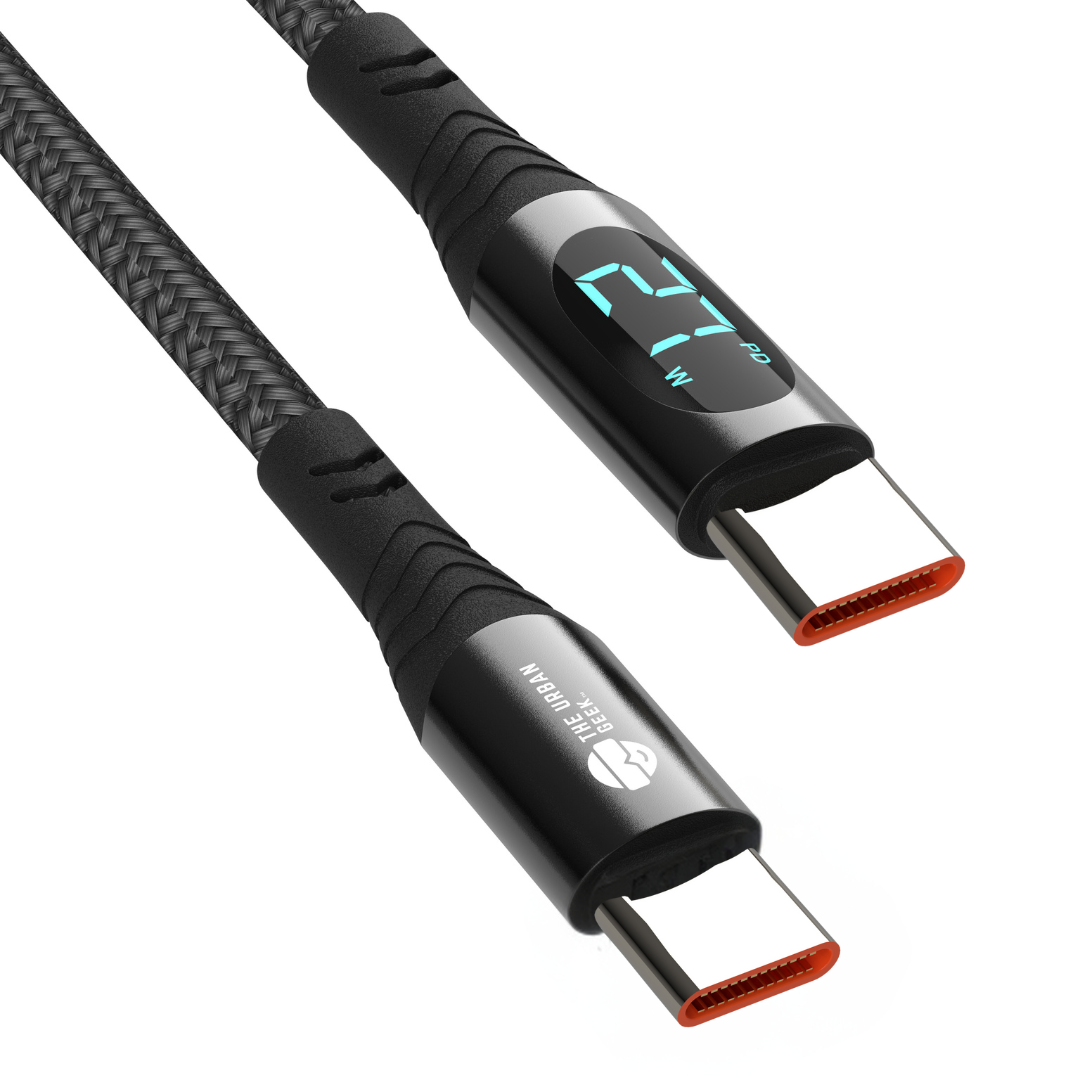 🎁 TheUrbanGeek USB C Fast Charging & Data Cable with Power Display (100W) (100% off)